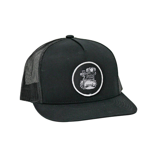 XS650 Woven Patch Hat- Black

This hat features the XS650 motor on a Black YP Classics 5 panel trucker cap.
