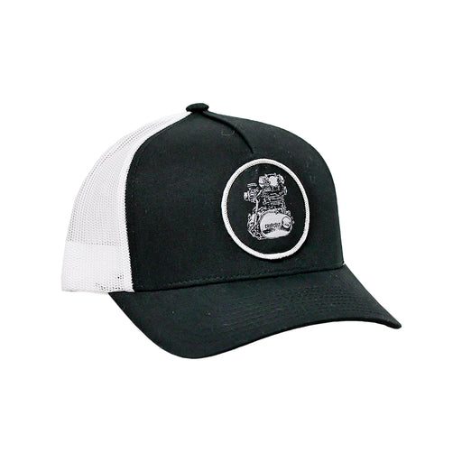 XS650 Woven Patch Hat- Black/White

This hat features the XS650 motor on a Black/White YP Classics 5 panel retro trucker cap.

Structured 5-Panel
Permacurv Visor, Mid-profile
Sewn in Eau Claire, WI USA