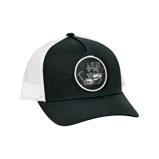 Unit Triumph Woven Patch Hat - Black/White

This hat features the Unit Triumph motor on a Black/White YP Classics 5 panel retro trucker cap.

Structured 5-Panel
Permacurv Visor, Mid-profile
Sewn in Eau Claire, WI USA
