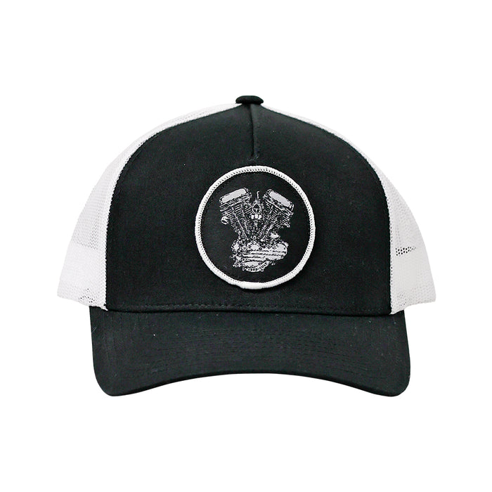 Panhead Woven Patch Hat- Black/White

This hat features the Panhead motor on a Black/White YP Classics 5 panel retro trucker cap.

Structured 5-Panel
Permacurv Visor, Mid-profile
Sewn in Eau Claire, WI USA