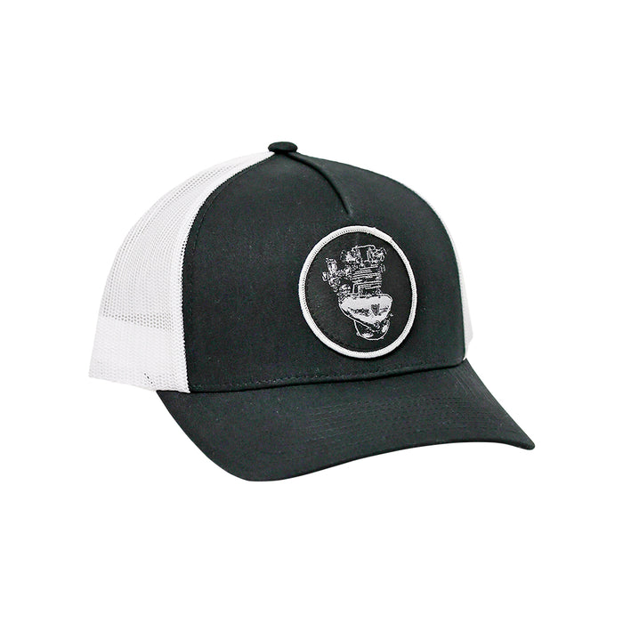 Preunit Triumph Woven Patch Hat- Black/White

This hat features the Preunit Triumph motor on a Black/White YP Classics 5 panel retro trucker cap.

Structured 5-Panel
Permacurv Visor, Mid-profile
Sewn in Eau Claire, WI USA