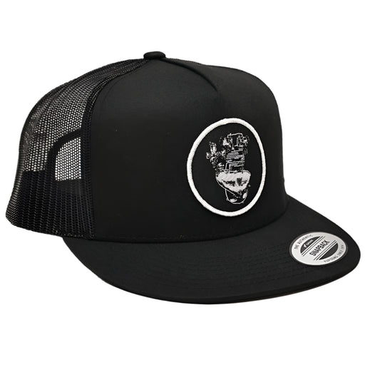 Preunit Triumph Woven Patch Hat- Black

This hat features the Preunit Triumph motor on a Black YP Classics 5 panel trucker cap.

Structured 5-Panel
Flat bill, high-profile
Sewn in Eau Claire, WI USA