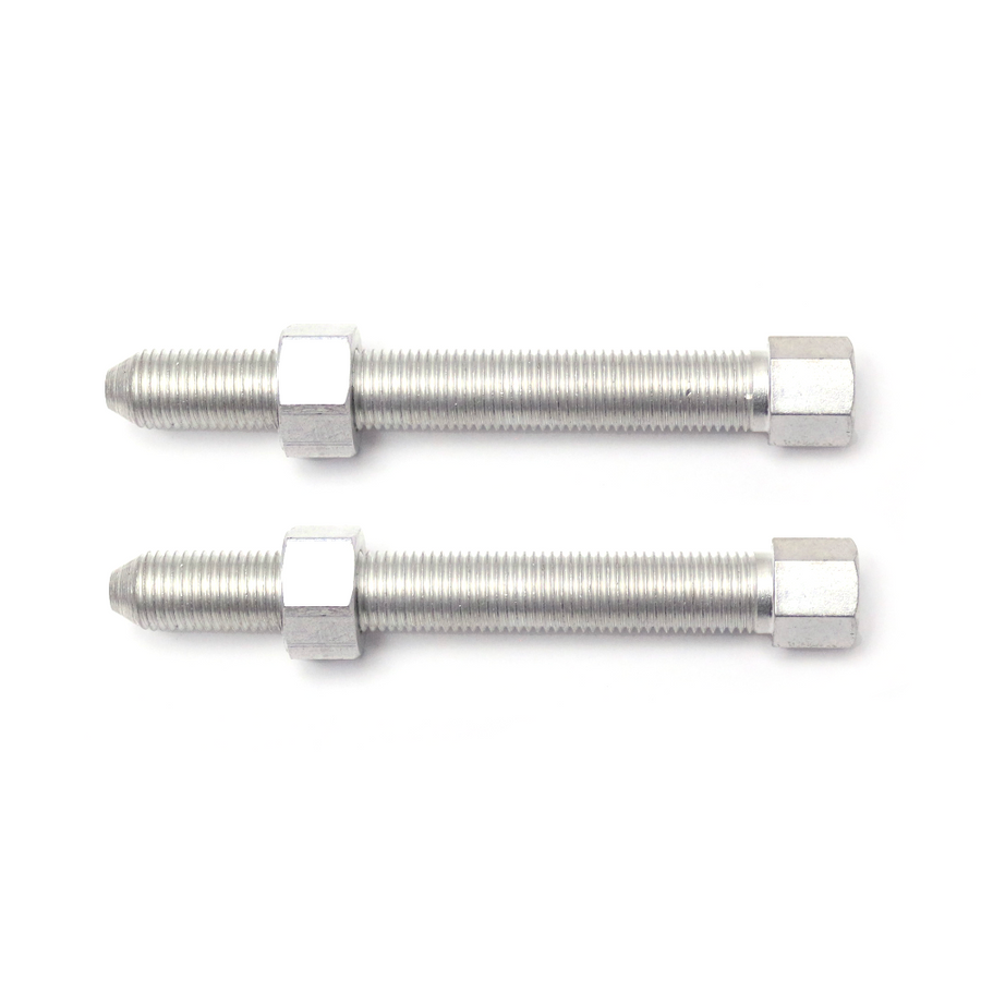 Rear Axle Adjuster Bolts 3/8-24 TPI - Cadmium