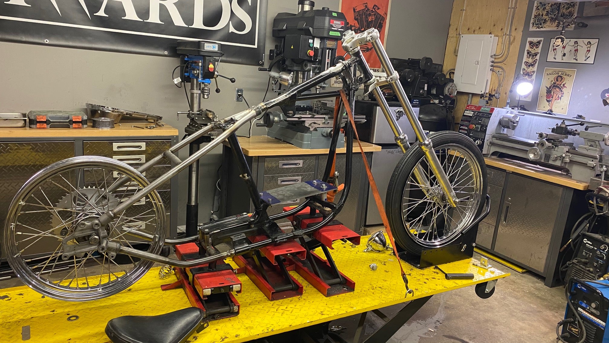 1979 Shovelhead Hardtail chopper by Ryan Zahacy — Throttle Addiction