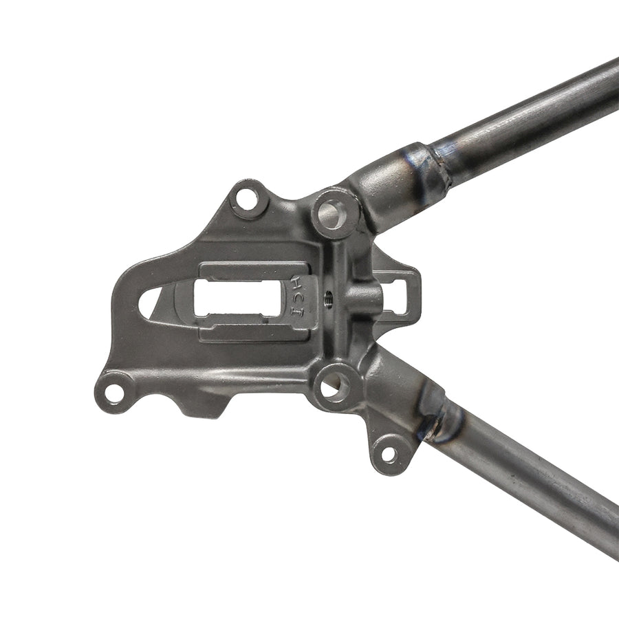 shovelhead hardtail frame on white background