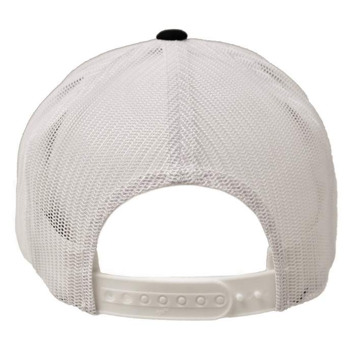 Shovelhead (Alternator) Woven Patch Hat - Black/White

This hat features the Alternator/Cone Shovelhead motor on a Black/White YP Classics 5 panel retro trucker cap.

Structured 5-Panel
Permacurv Visor, Mid-profile
Sewn in Eau Claire, WI USA