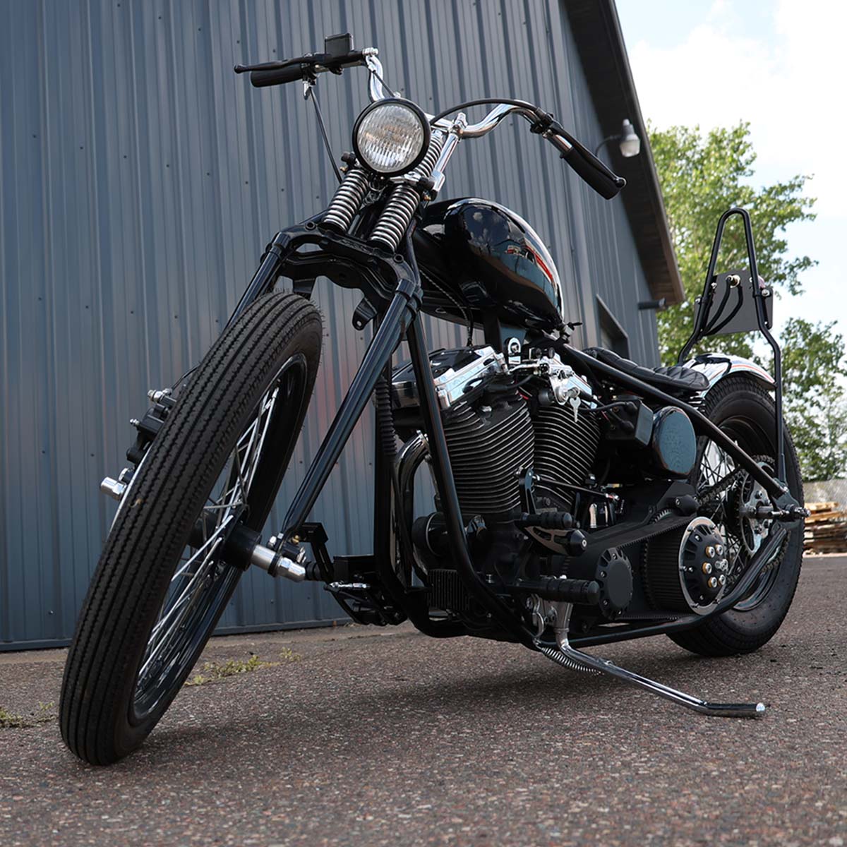 Everything you need to know about installing a Springer on a Harley-Davidson chopper