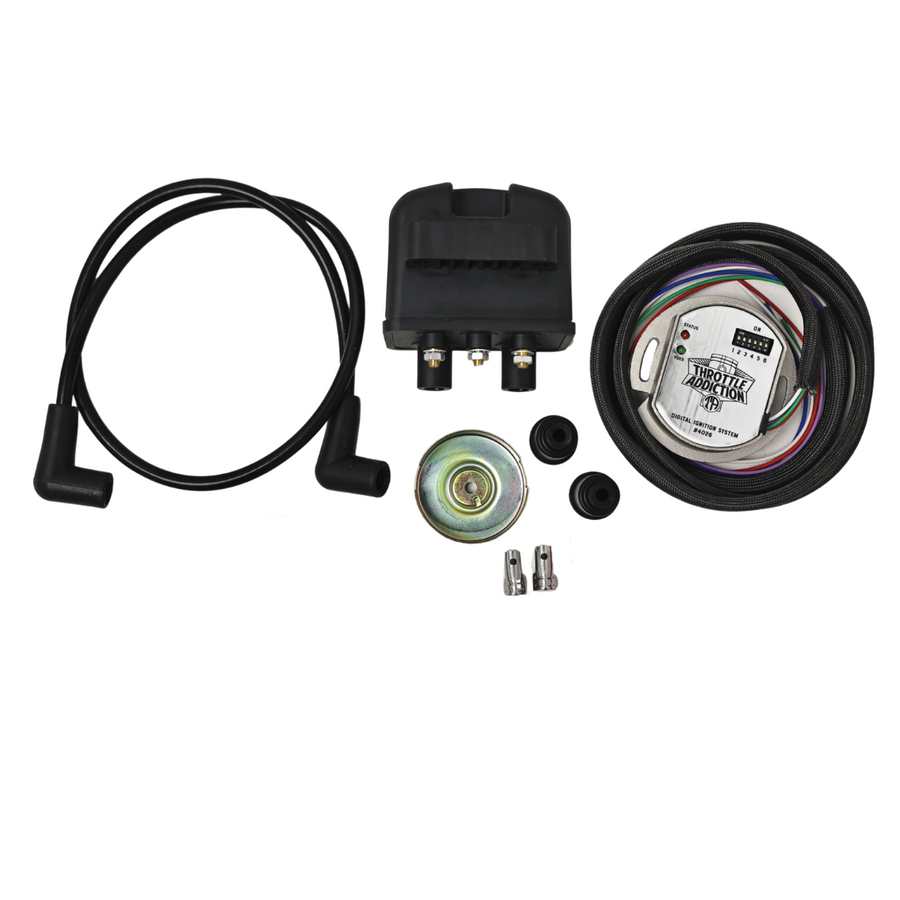 Single Fire Electronic Ignition Kit for Harley Davidson Sportster, Shovelhead and Evolution Big Twin