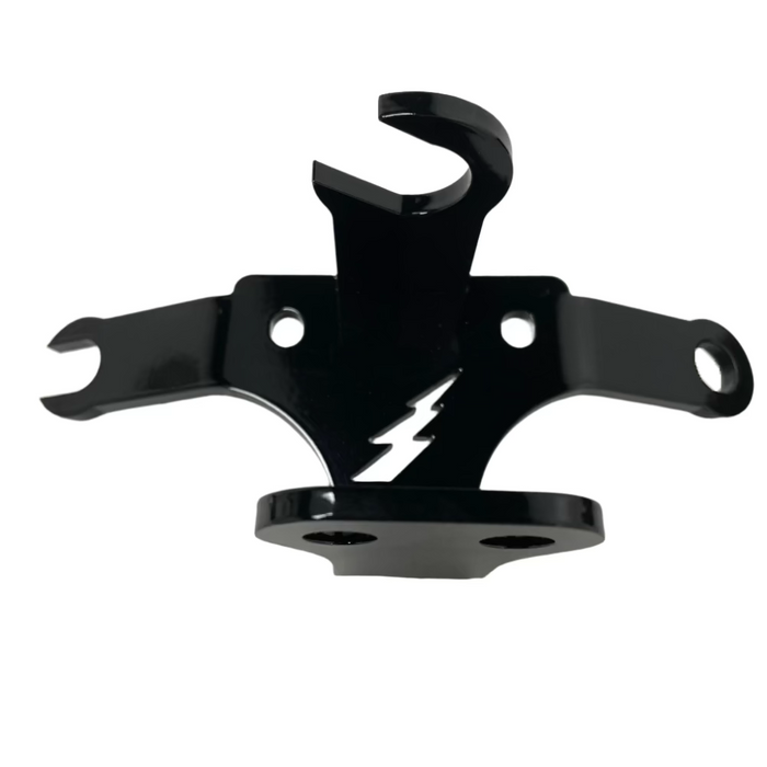 Top Motor Mount With Key Switch & Coil Mount 2.0 - 86-03 Sportster - Gloss Black