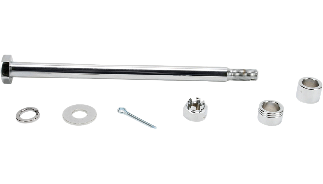 3/4" Chrome Rear Axle Kit- Sportster 77-99
