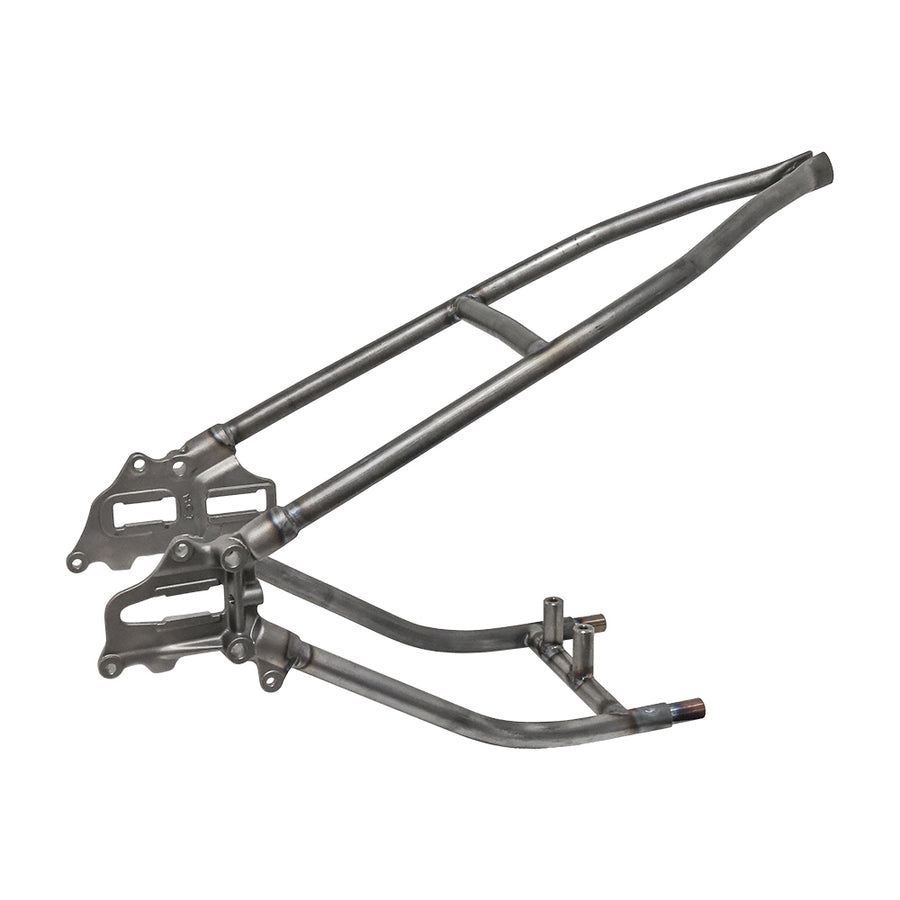 weld on shovelhead and panhead hardtail frame with cast axle plates