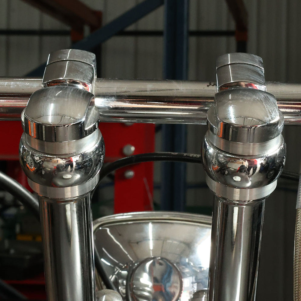 Dog Bone Riser Solid Bushing Kit - Raw Aluminum — Throttle Addiction