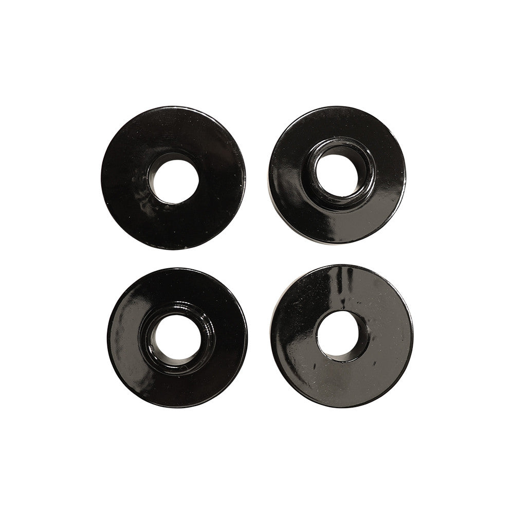 Dog Bone Riser Solid Bushing Kit Black Aluminum — Throttle Addiction