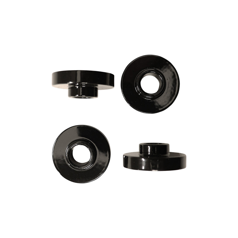Dog Bone Riser Solid Bushing Kit Black Aluminum — Throttle Addiction
