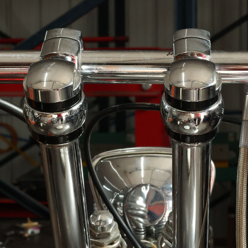 Dog Bone Riser Solid Bushing Kit - Black Aluminum — Throttle Addiction