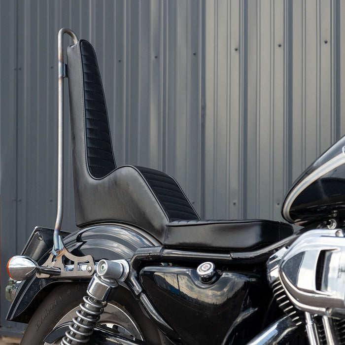 King & Queen Seat For Sportster '86-'03 - Pleated Stitch