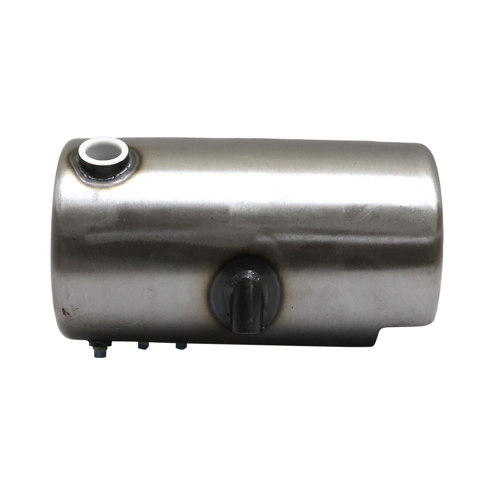 Custom Use Round Oil Tank With Battery Tray Raw Side Fill — Throttle