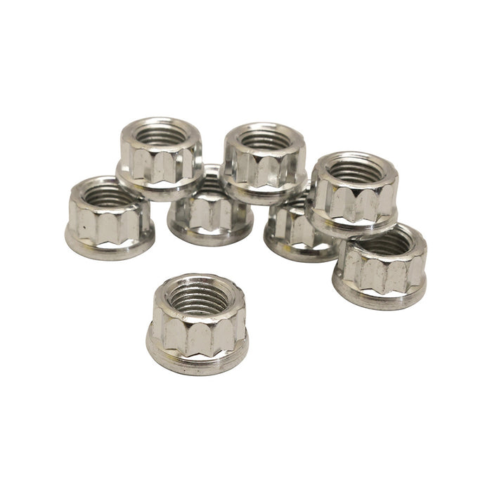 Triumph 12 Point Cylinder Base Nuts - 3/8-24