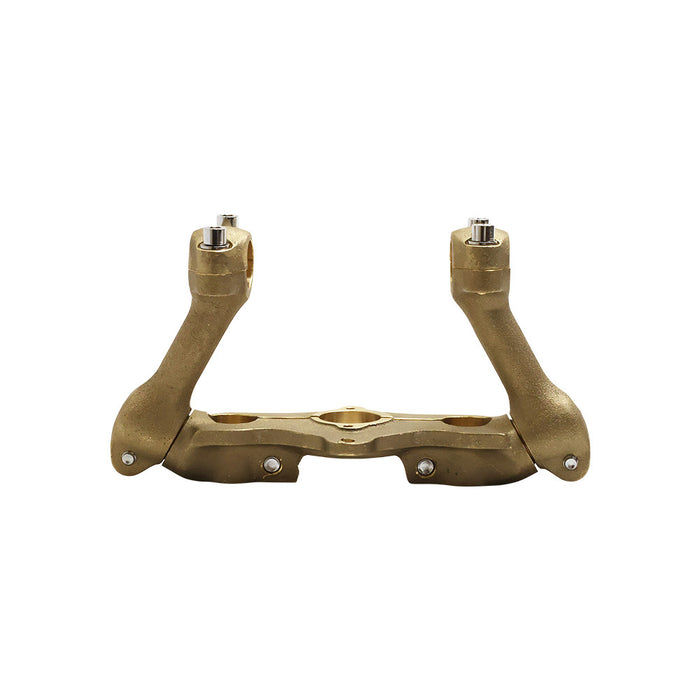 Stelling and Hellings Inline springer Top Clamp and Riser Set - Bronze - Narrowed