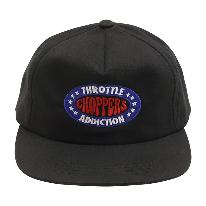 Throttle Addiction Unstructured Hat Red White & Blue