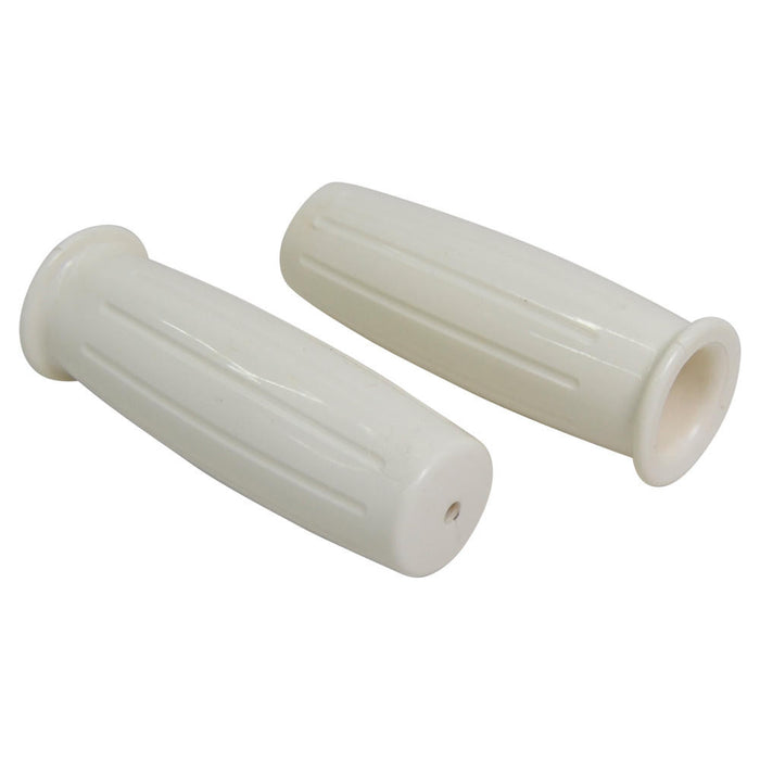 7/8" Amal Style Grips - White