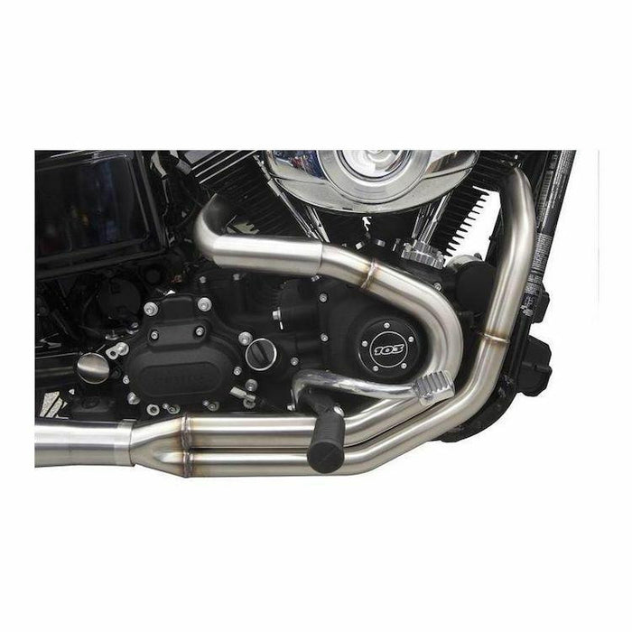 Bassani - Road Rage III 2-Into-1 Exhaust - 1991-2017 Dyna - Stainless Steel