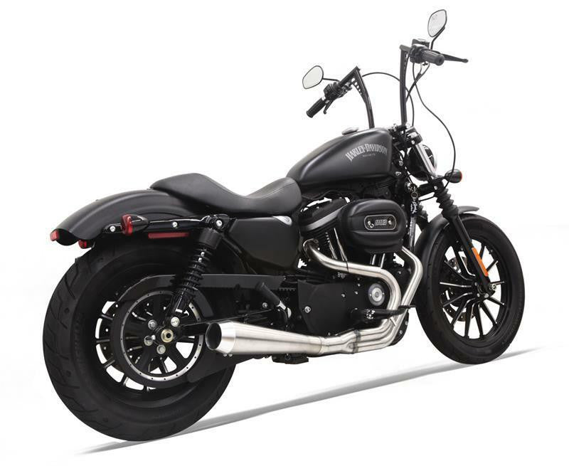Bassani - Road Rage III 2-Into-1 Exhaust - 2004-UP Sportster XL - Stainless Steel