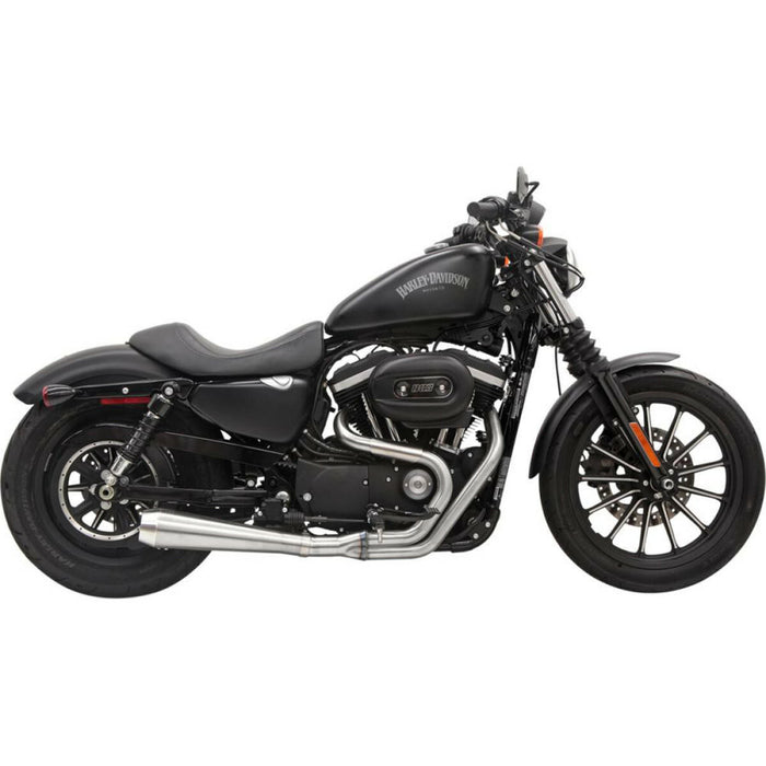 Bassani - Road Rage III 2-Into-1 Short Exhaust - 1986-2003 Sportster XL - Stainless Steel