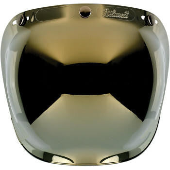Biltwell - Anti Fog Bubble Shield - Gold Mirror