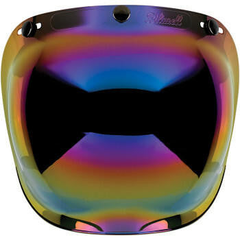 Biltwell - Anti Fog Bubble Shield - Rainbow Mirror