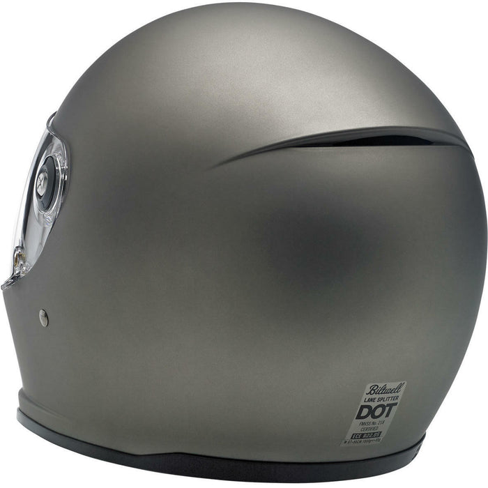 Biltwell - Lane Splitter Helmet - Flat Titanium