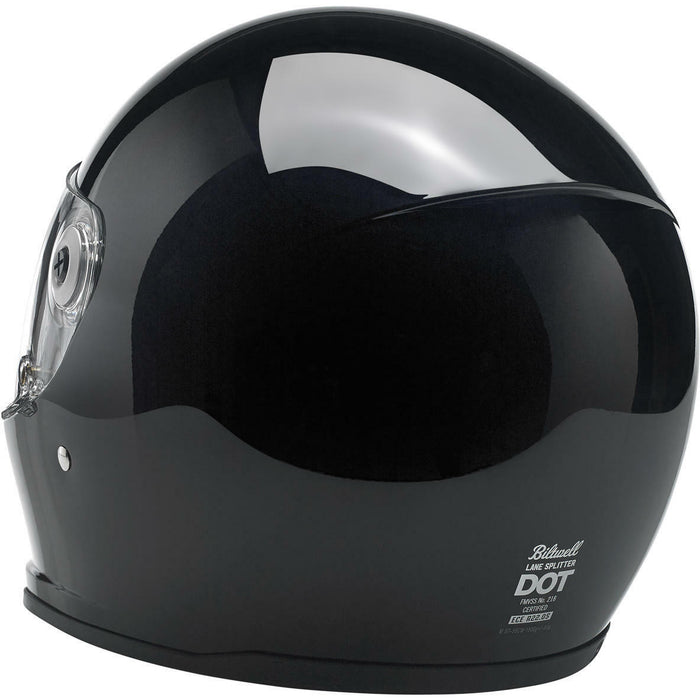 Biltwell - Lane Splitter Helmet - Gloss Black
