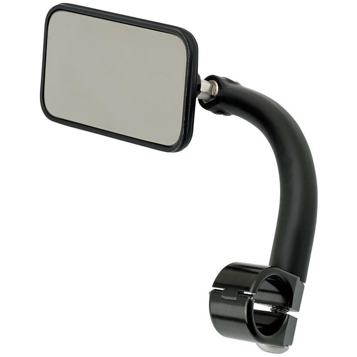 Biltwell Utility Mirror Rectangle Clamp-On - 7/8" Black