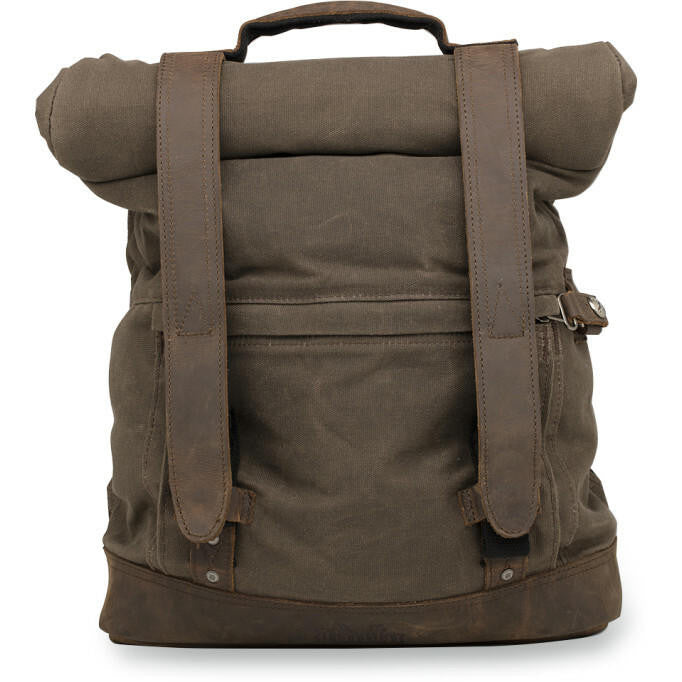 Burly Brand -Waxed Canvas Backpack
