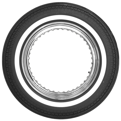 Coker Classic Motorcycle Tire 1" Whitewall 5.00 X 16