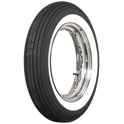 Coker Classic Motorcycle Tire 2" Whitewall 5.00 X 16