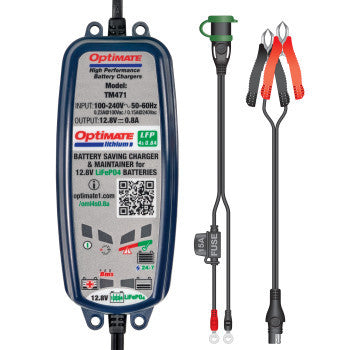 Optimate Lithium 0.8A Battery Charger