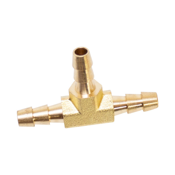 1/4" Hose Barb Tee Fitting - Brass