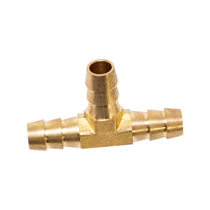3/8" Hose Barb Tee Fitting - Brass