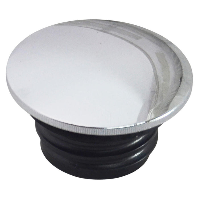 Gas Cap - Low Profile, Vented Chrome for All Harley Models '82 and Up