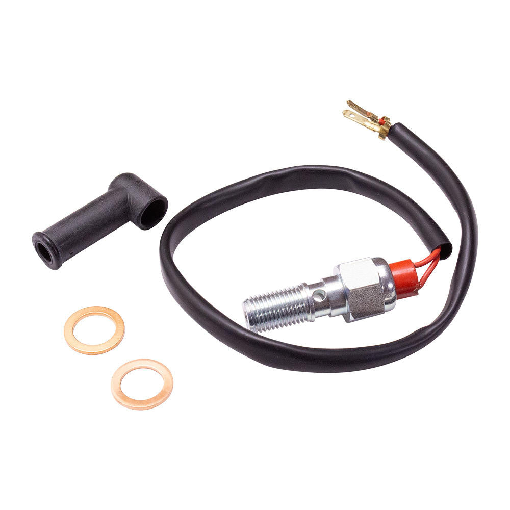 Goodridge 7/16"24 Banjo Bolt with BuiltIn Brake Light Pressure Swi