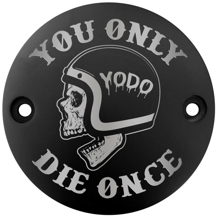 Harley Points Cover - You Only Die Once - Black