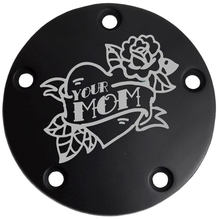 Harley Points Cover - Your Mom  - Black