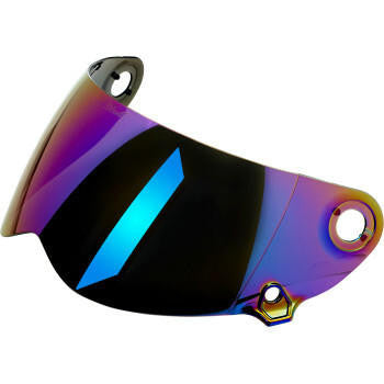 Lane Splitter Helmet Shield Gen 2 - Anti Fog - Rainbow Mirror