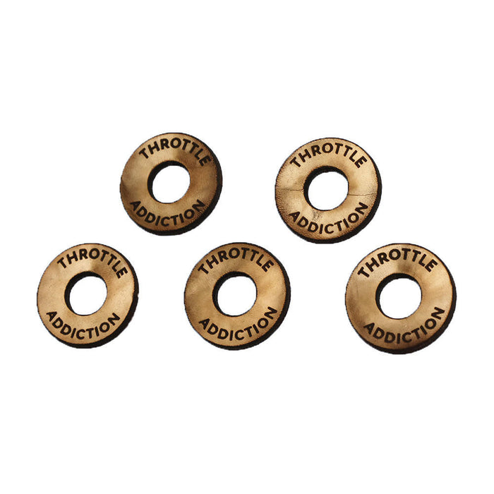 Leather Washers - 5 pack - 1" with 3/8" Center