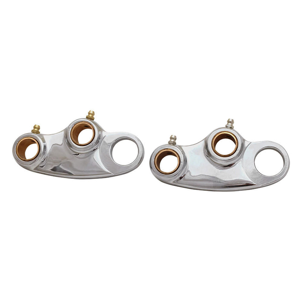 Springer 1" Lower Rocker Set Chrome — Throttle Addiction