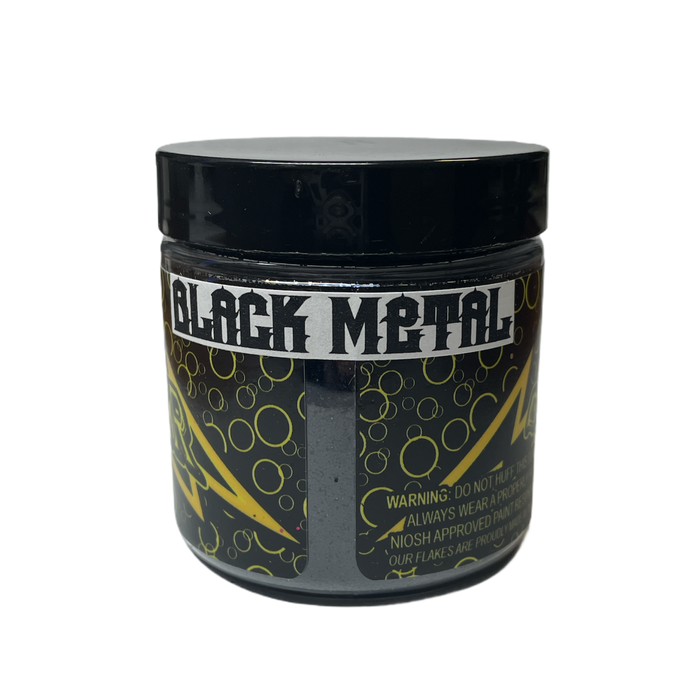 Paint Huffer Metal Flake - Black Metal