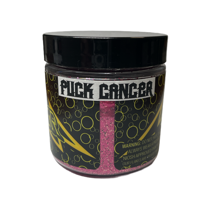 Paint Huffer Metal Flake - Fuck Cancer