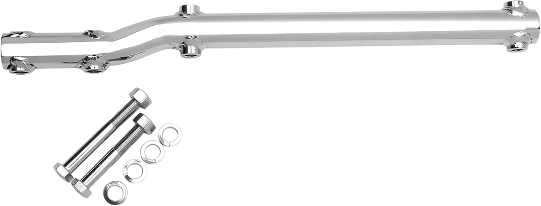 Paughco Chrome Muffler Support - Right side