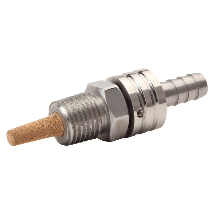 Prism - 1/4" NPT Petcock  - Polished Stainless Steel